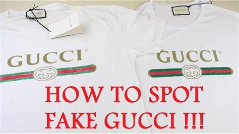 how to authenticate gucci fake logo shirt|how to tell authentic Gucci.